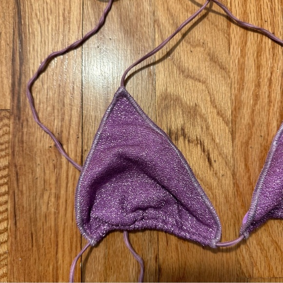 Oseree Lumière Microkini Bikini Top Size S - Picture 5 of 6